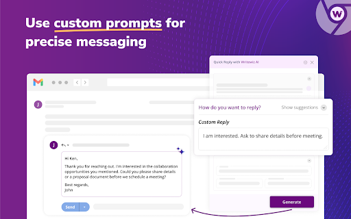Writewiz: AI Content Creator & Writing Tool screenshot