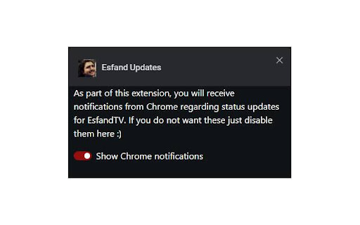 Esfand Updates screenshot