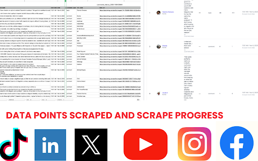 Comments Scraper: Extract comments from 6 social media sites screenshot