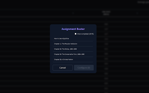 Uninquizitive screenshot