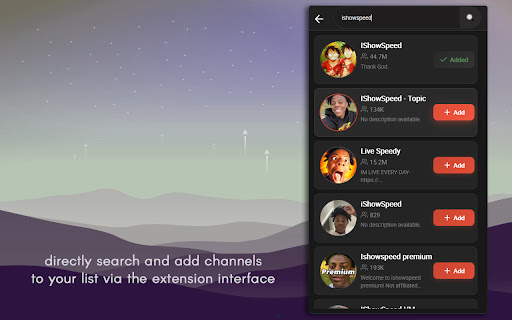 YouTube Live screenshot
