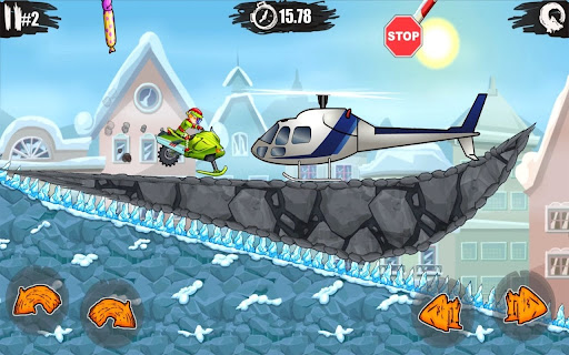 Moto X3m Winter Game screenshot