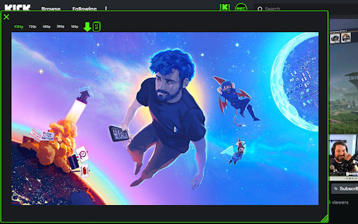 Kick VOD Downloader screenshot