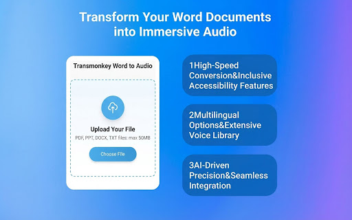 Word to Audio screenshot