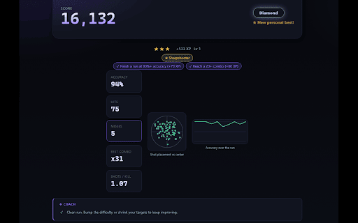 AimForge: Aim Trainer screenshot