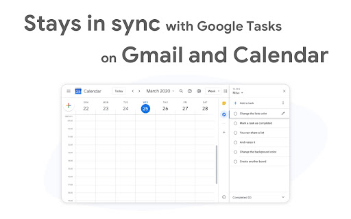 Desktop app for Google Tasks screenshot