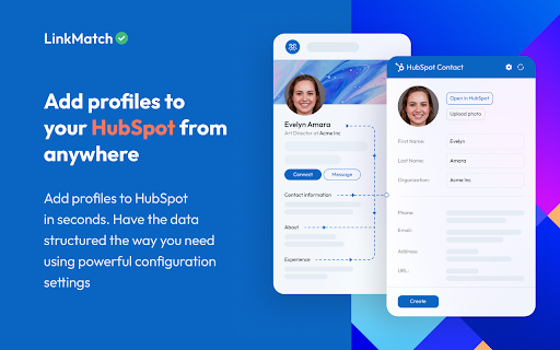 LinkMatch for HubSpot screenshot