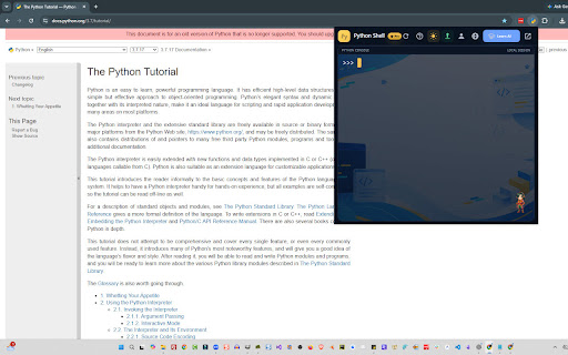 Scorpion Python Shell screenshot