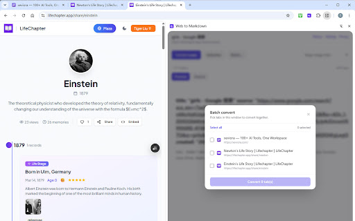 Web to Markdown screenshot