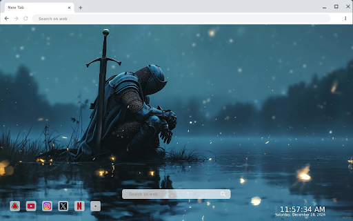 Sad Knight 4K Live Wallpaper New Tab screenshot