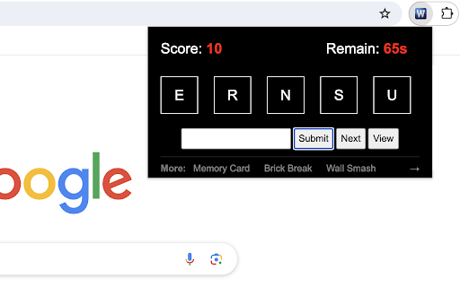 Word Scramble Game screenshot