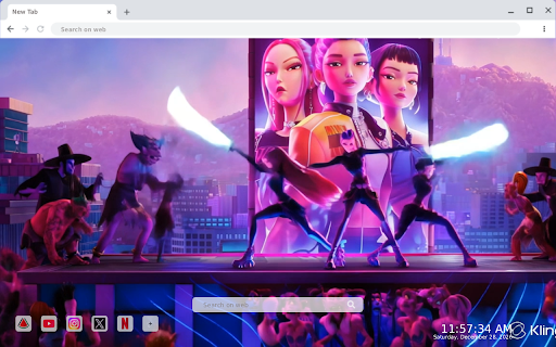 K-Pop Demon Hunters Stage Show Live Wallpaper screenshot
