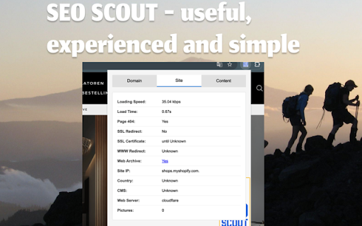 SEO Scout screenshot