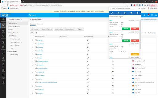 ManageEngine PAM360 screenshot