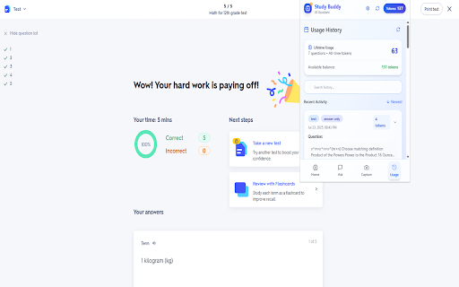 Secret Study Buddy — AI Study Assistant screenshot