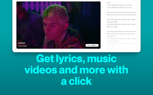 Shazam: Find song names from your browser screenshot