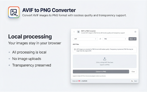 AVIF to PNG screenshot