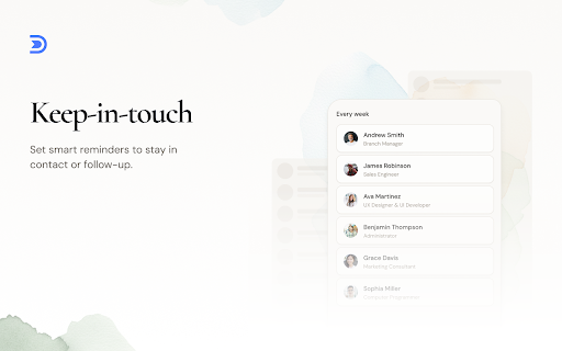 Dex - Personal CRM & Contacts screenshot