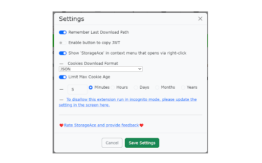 StorageAce screenshot