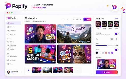Popify - Youtube Themes & Customizers screenshot