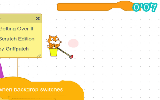 Getting Over It Unblocked screenshot
