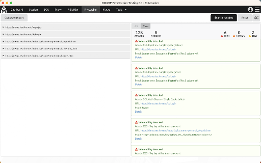 OWASP Penetration Testing Kit screenshot