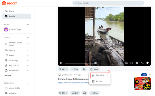Download Reddit Videos with Sound - RedditVd screenshot