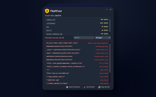 FlashFuzz screenshot
