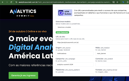 Utm builder screenshot