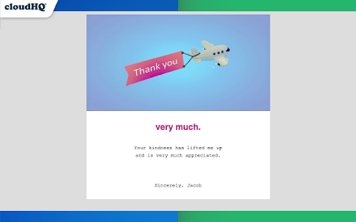 eCards for Gmail™ by cloudHQ screenshot