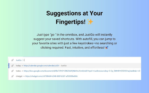 JustGo screenshot