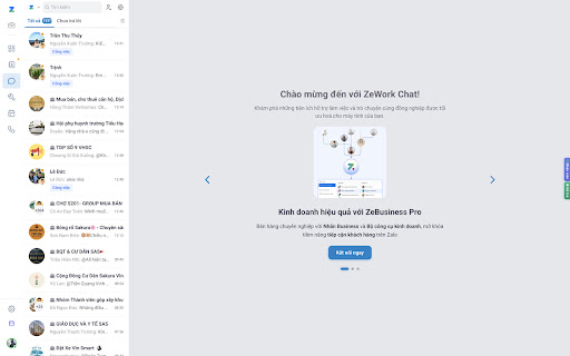 ZeWork Chat screenshot