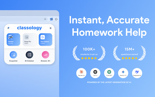 Classology AI – Homework & Quiz Helper screenshot