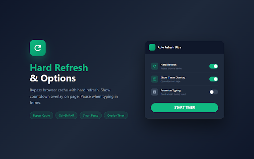 Auto Refresh Ultra: Tab Reloader & Page Monitor screenshot