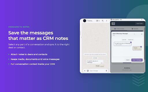 MessageHub screenshot