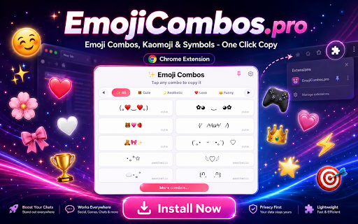 Emoji Combos | 🫶🏻🌷💕🎀🌸 Copy & Paste screenshot