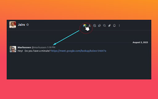 RocketMeet - Google Meets from RocketChat screenshot