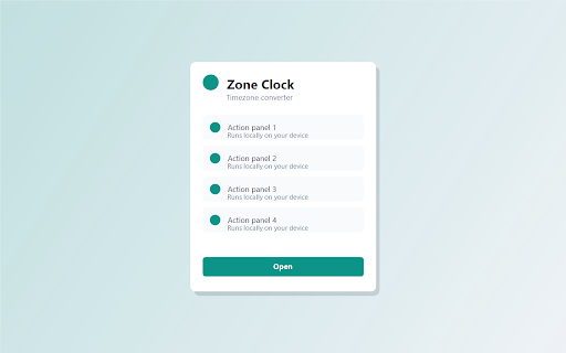 Zone Clock screenshot