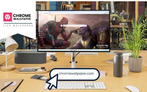 Deadpool and Thanos Live Wallpaper screenshot