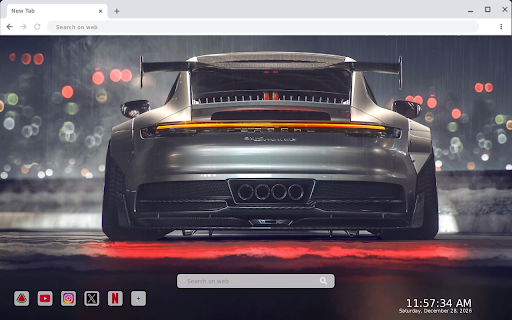 Porsche 911 GT Live Wallpaper screenshot