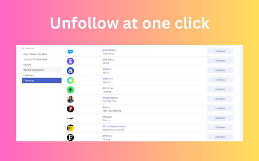 Followers Tracker - Follower & Unfollower Management Tool for Social Media screenshot