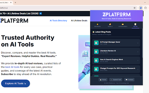 ZPlatform.ai - AI Tools & Deals screenshot