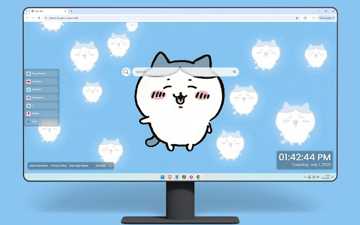Hachiware Chiikawa Live Wallpaper screenshot