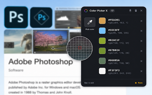Color Picker X | Eye Dropper | Color from image screenshot