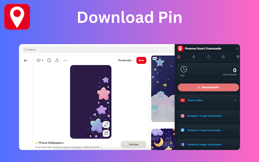 Pinterest Board Downloader screenshot