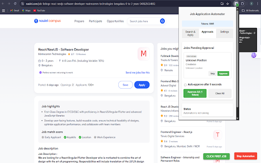 Job Genie screenshot