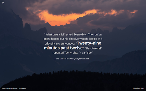 Tabliss - A Beautiful New Tab screenshot
