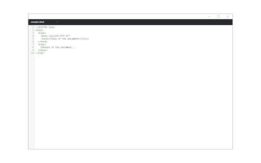 Text Editor screenshot