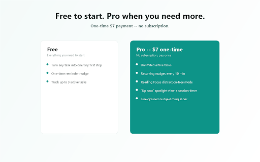 Task Starter — Beat the Starting Barrier screenshot