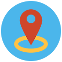 Open via Google Maps icon
